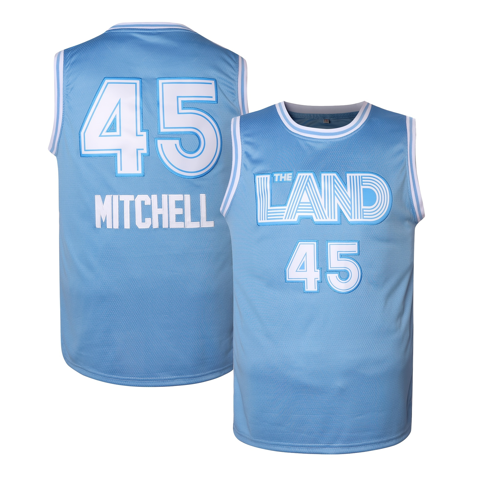 

Basketball Jersey With Number 45, Featuring Embroidery, Is Suitable For Teams And Training, Polyester.