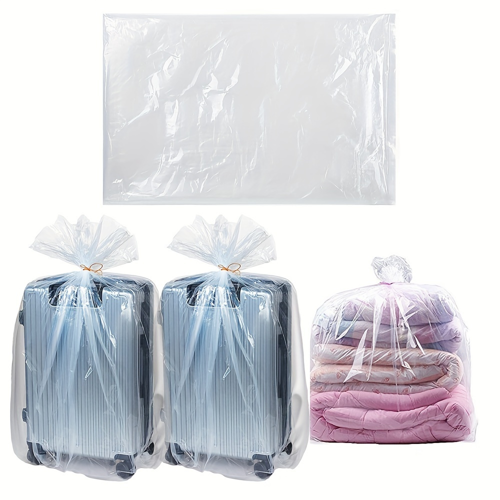 Linyer Clear Giant Storage Bag Moisture Dust Proof Home Quilt Packing Storage  Bags Kids Bike Organizer Large Flat Pocket Pack 