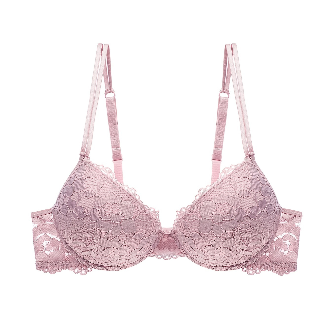 Push-up bra with Lace Back - Powder pink - Ladies