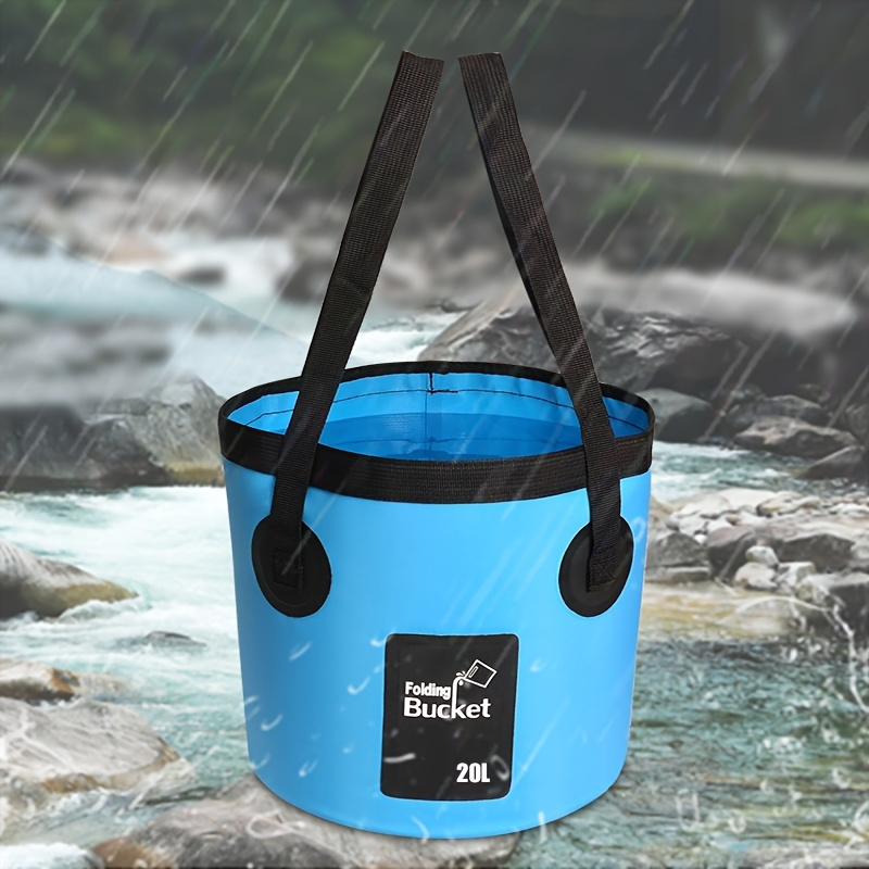 Folding And Retractable Bucket Net Fishing Folding Bucket - Temu