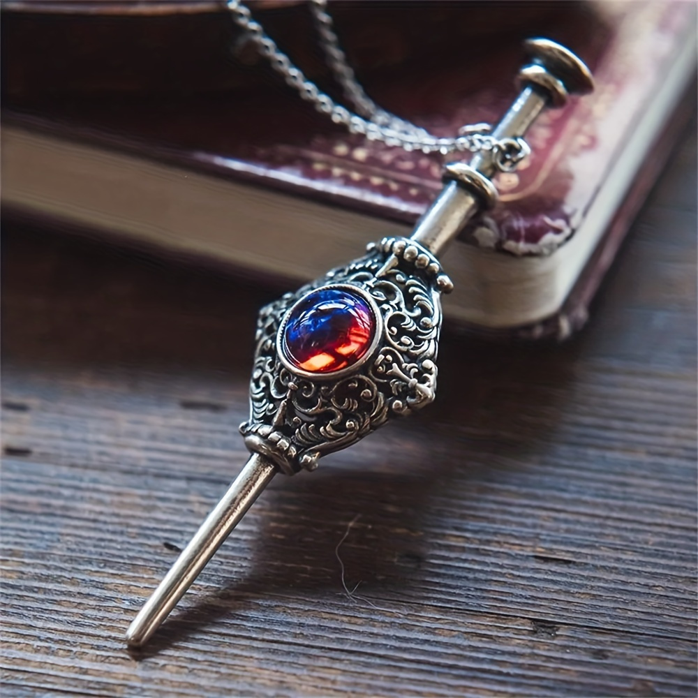 Magic Bank Key Necklace Alloy Vintage Key Hollow Shape Pendant Choker Men's  Fashion Jewelry Ha Fans Collectible Halloween Dress Up Props Easter