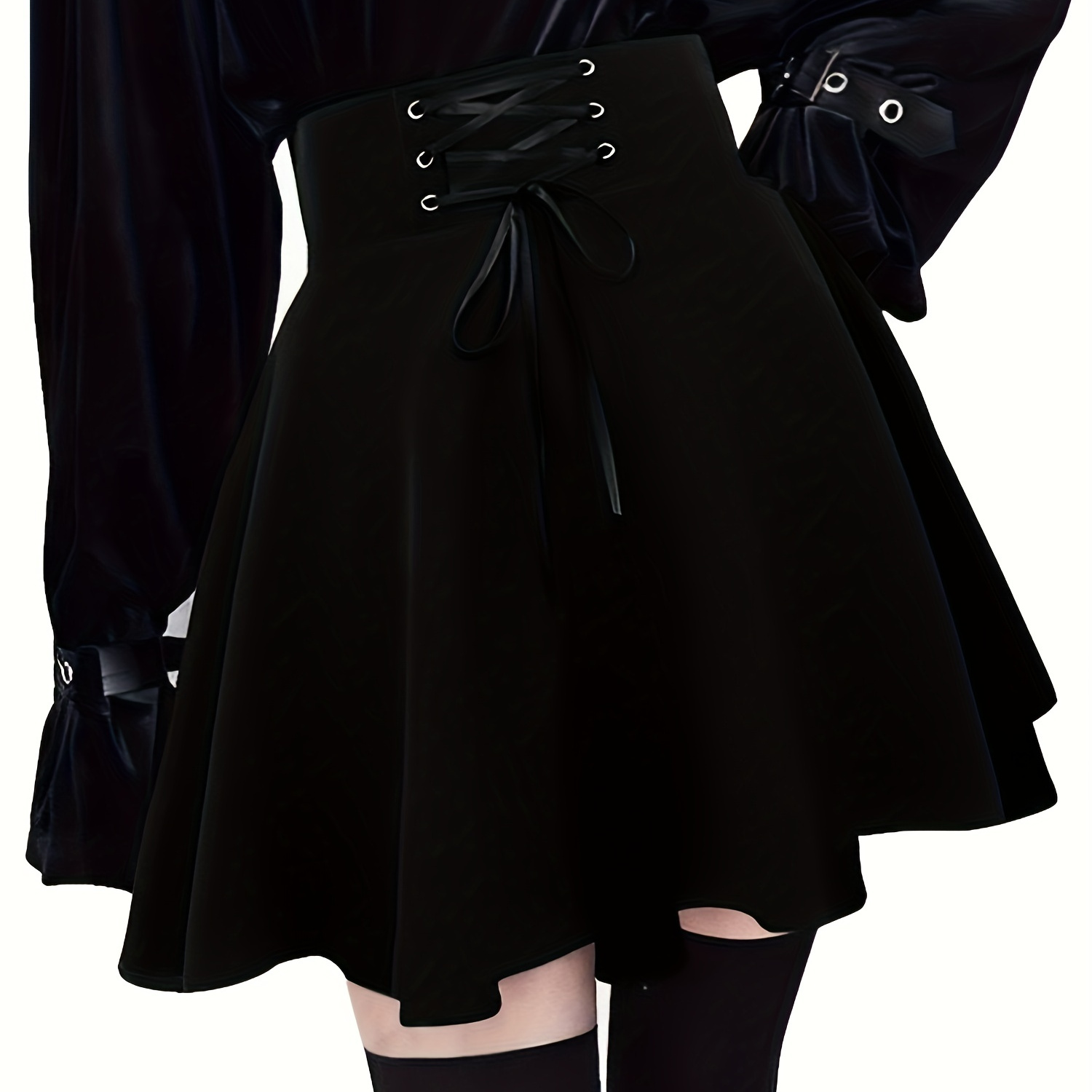 

Gothic High Waist Mini Skirt For Halloween