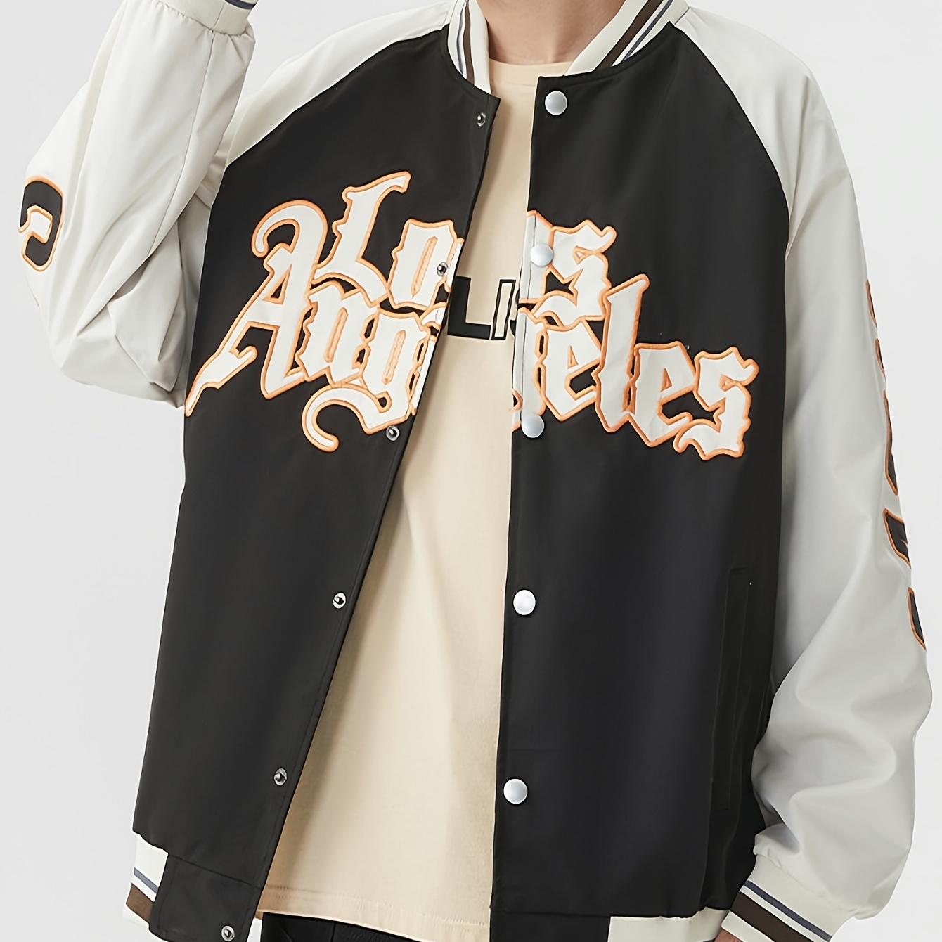 Brown Varsity Jacket - Temu