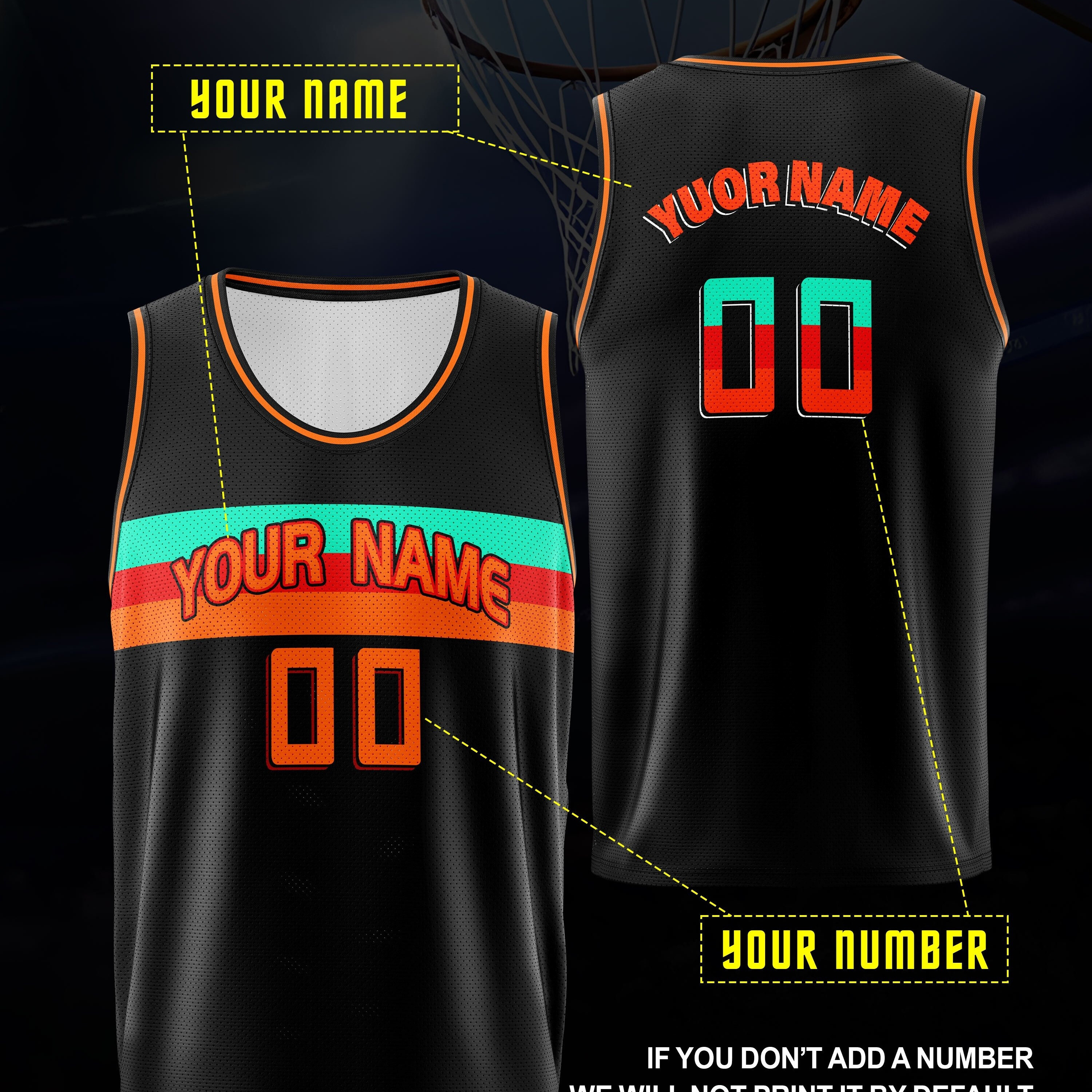 

Men's Customized Sleeveless Basketball Tank Top, Tailored To Your Preference, Breathable Comfy Top For Summer Sport