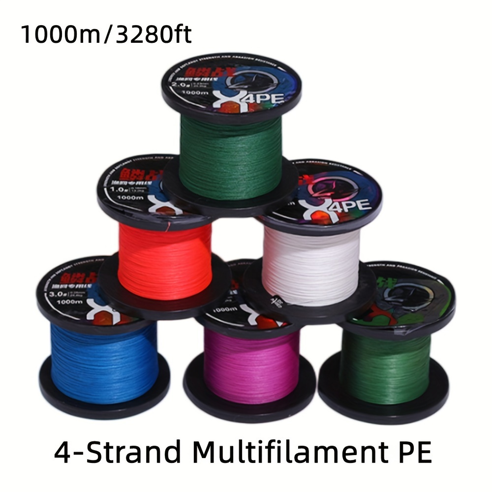 Strong Durable 4 strand Braided Fishing Line Perfect Novice - Temu