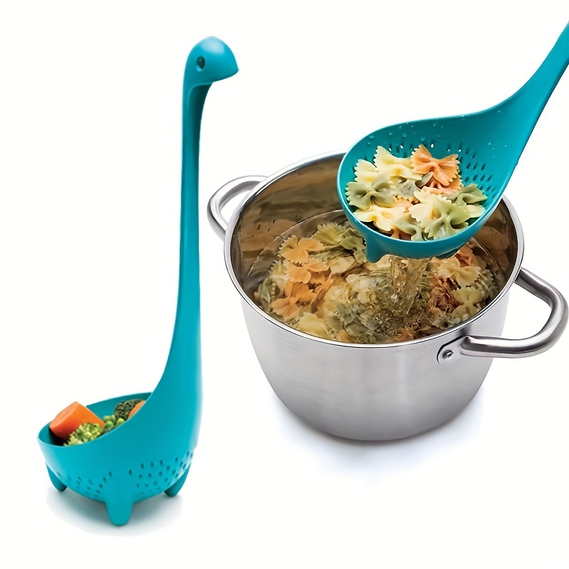 1pc Nessie Spoon Creative Cute Dinosau Spoon Large Soup Spoon Kitchen  Utensils Cooking Tools