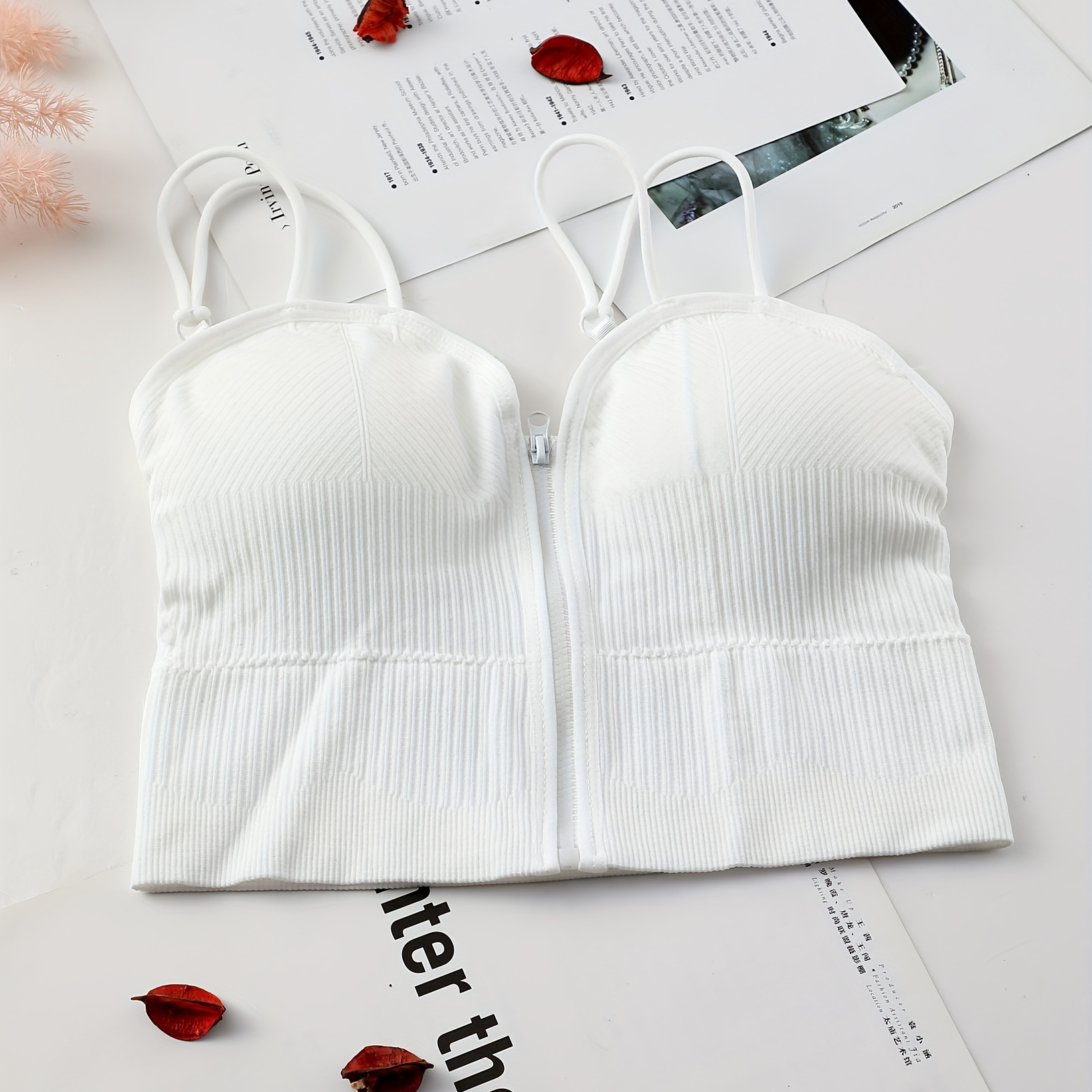 Seamless Beauty Back Thread Cami Bra Teenagers 13 18 Years - Temu