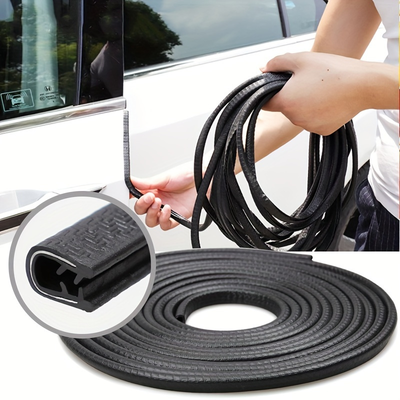 

5m Car Door Seal Edge Protector Auto Sealing Tape Strips Guard Trim Automobiles Door Trunk Stickers Decorative Seal For Cars