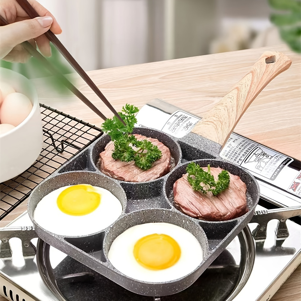 Four hole Fried Egg Pot Household Non stick Frying Pan For - Temu
