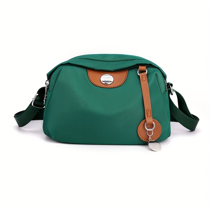 Small Nylon Crossbody Bag Women's Multi Pocket Purse Lightweight Travel ...