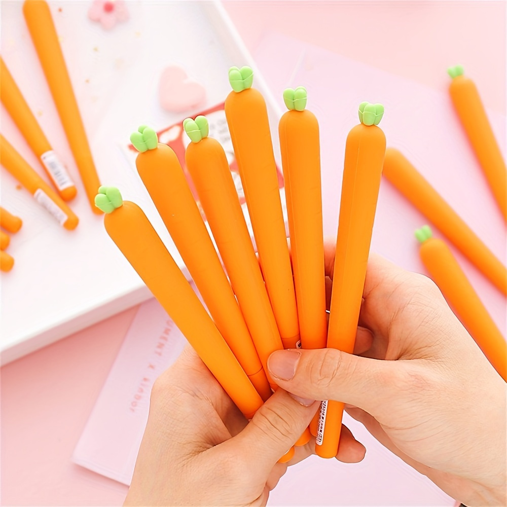 5pcs Hot Novelty Cute Gel Pen Kawaii Pure Color Pendant Tassel