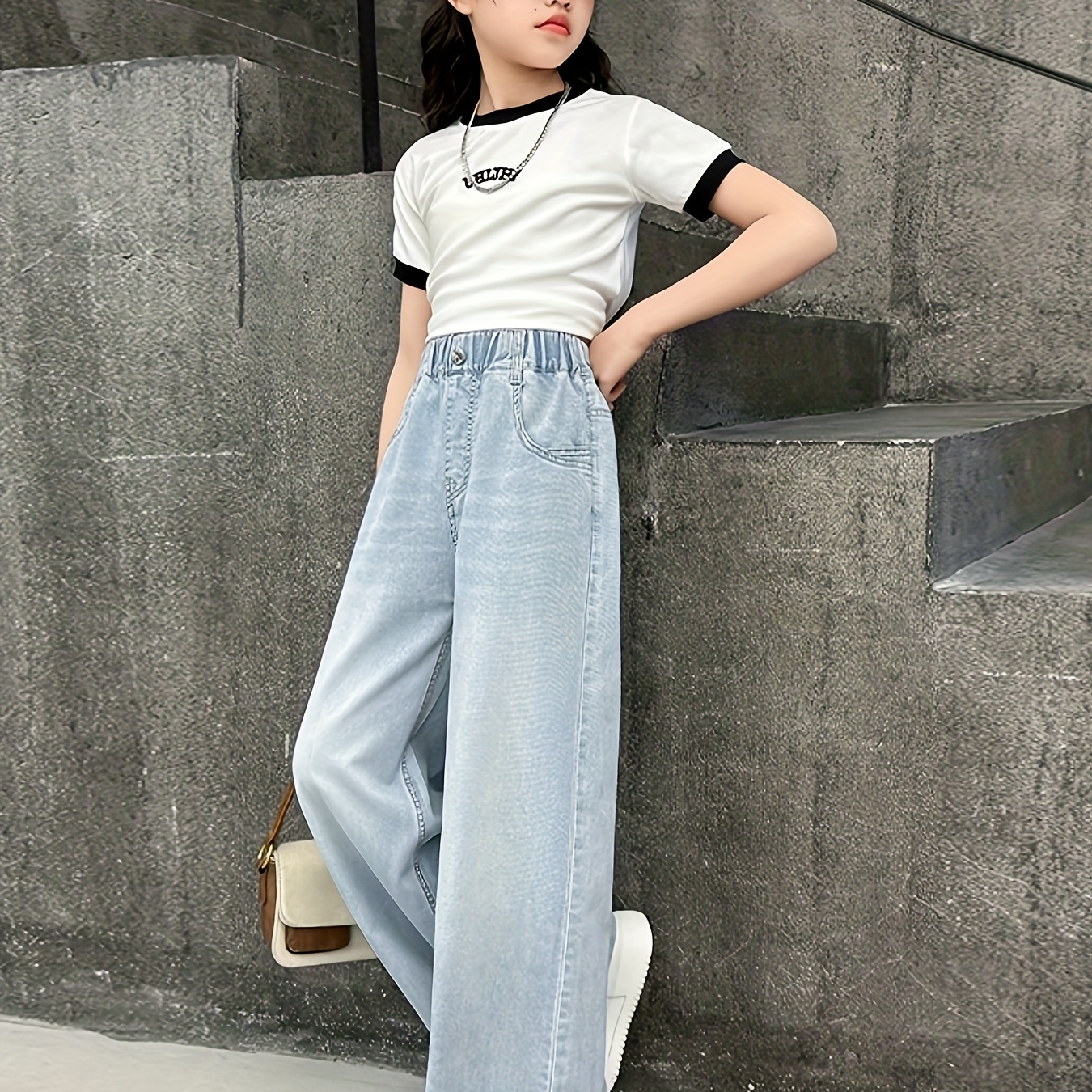 [SOMEWHERE BUTTER]★25SS★韓国人気★Ribbon Wide Denim Pants SOMEWHERE BUTTER]☆25SS☆韓国人気☆Ribbon Wide Denim Pants