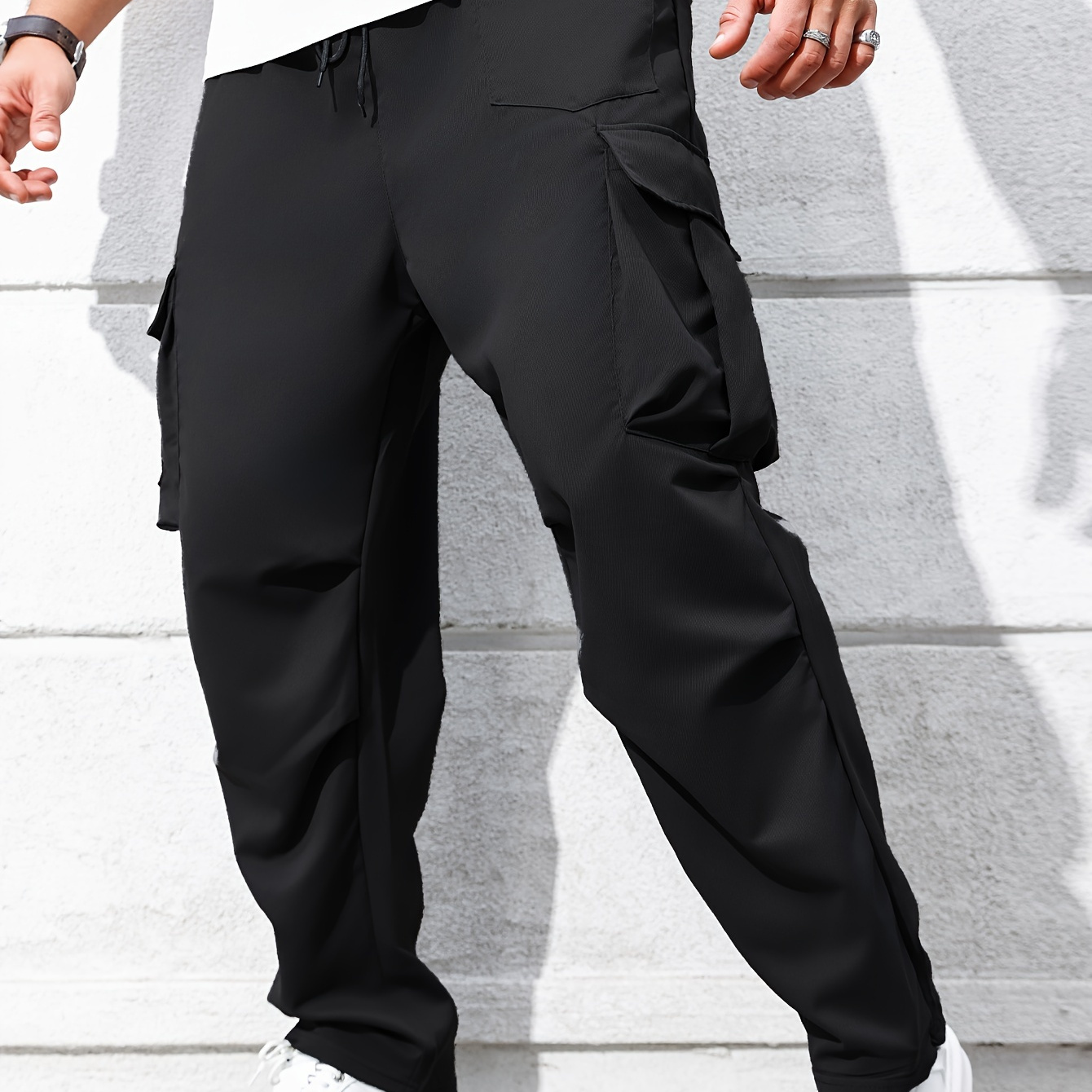 

Plus Size Men' Cargo Pants For Outdoor, Fashion Casual Pants