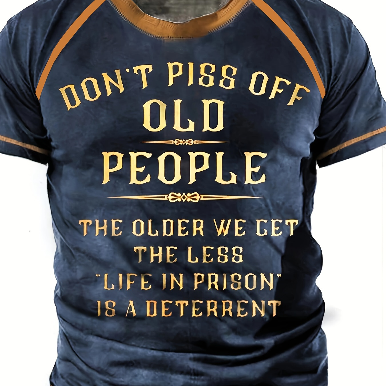 Men's Vintage 3D Printed Graphic T-Shirt