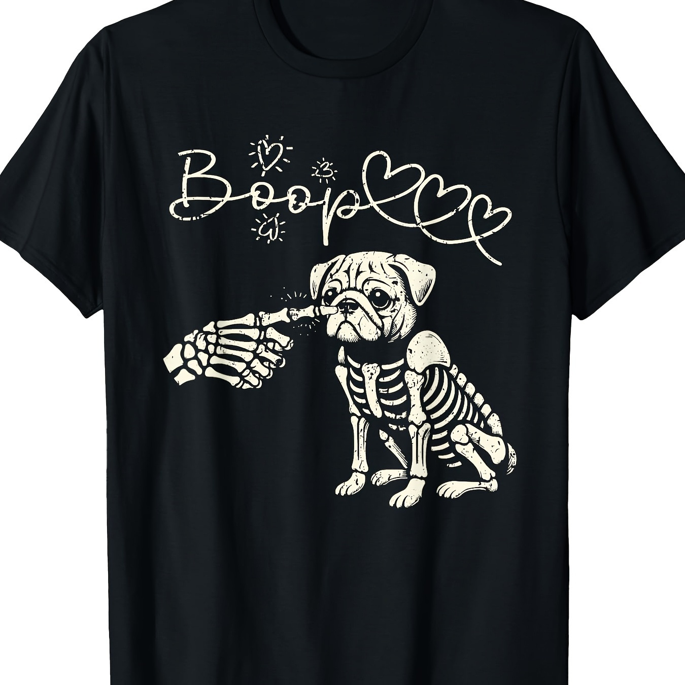 

Skeleton Hand Dog 100% Cotton T-shirt