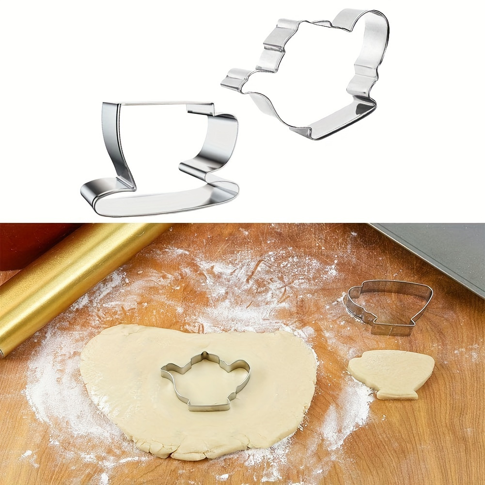 5pcs Biscuit Cutter Cutter With Handle And Fluted - Temu