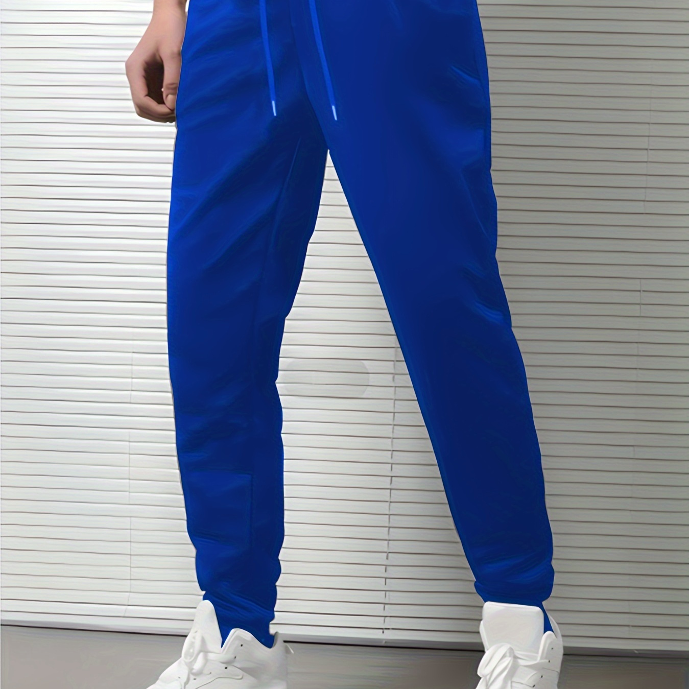 

Men's Pants Drawstring Sweatpants Loose Casual Trousers For Spring Autumn Running Jogging