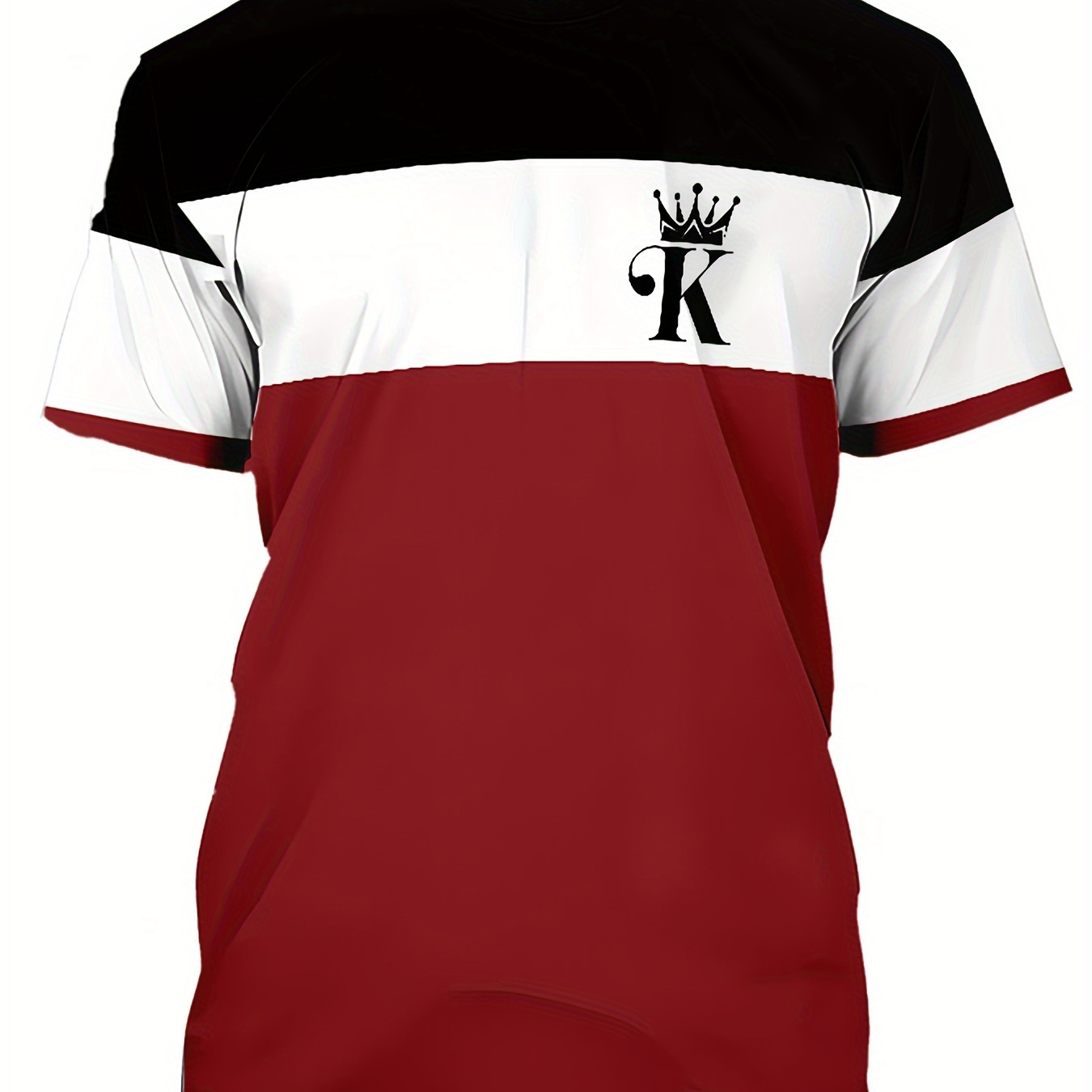 

Men's Color Short Sleeve T-shirt, Casual As Gift