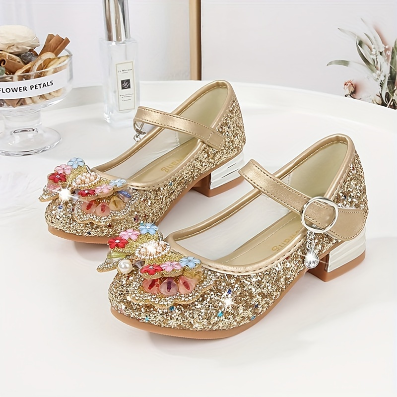 Sandalias de vestir para niñas,Zapatos de princesa para niña,zapatos de  baile para niña,Zapatos de noche,Zapatos de vestir para niños,Zapatos para  fiestas,para fiestas, bodas, carnaval, bailes : : Moda