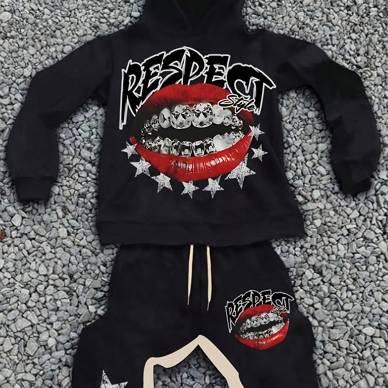 

Men's Casual Trendy Print Hoodie