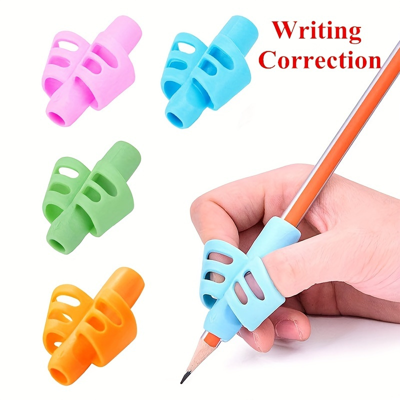 

1/2 Pcs 2 Finger Grip Silicone Baby Learn Writing Tool Writing Pen Writing Device Children Study Supplies Gift For Children
