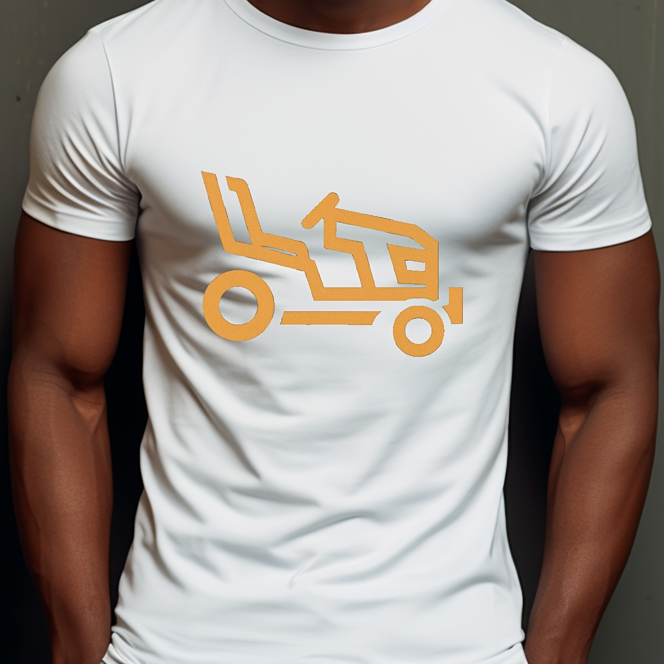 T shirt Pour Homme À Motif De Voiture À La Mode Pour L'été - Temu France