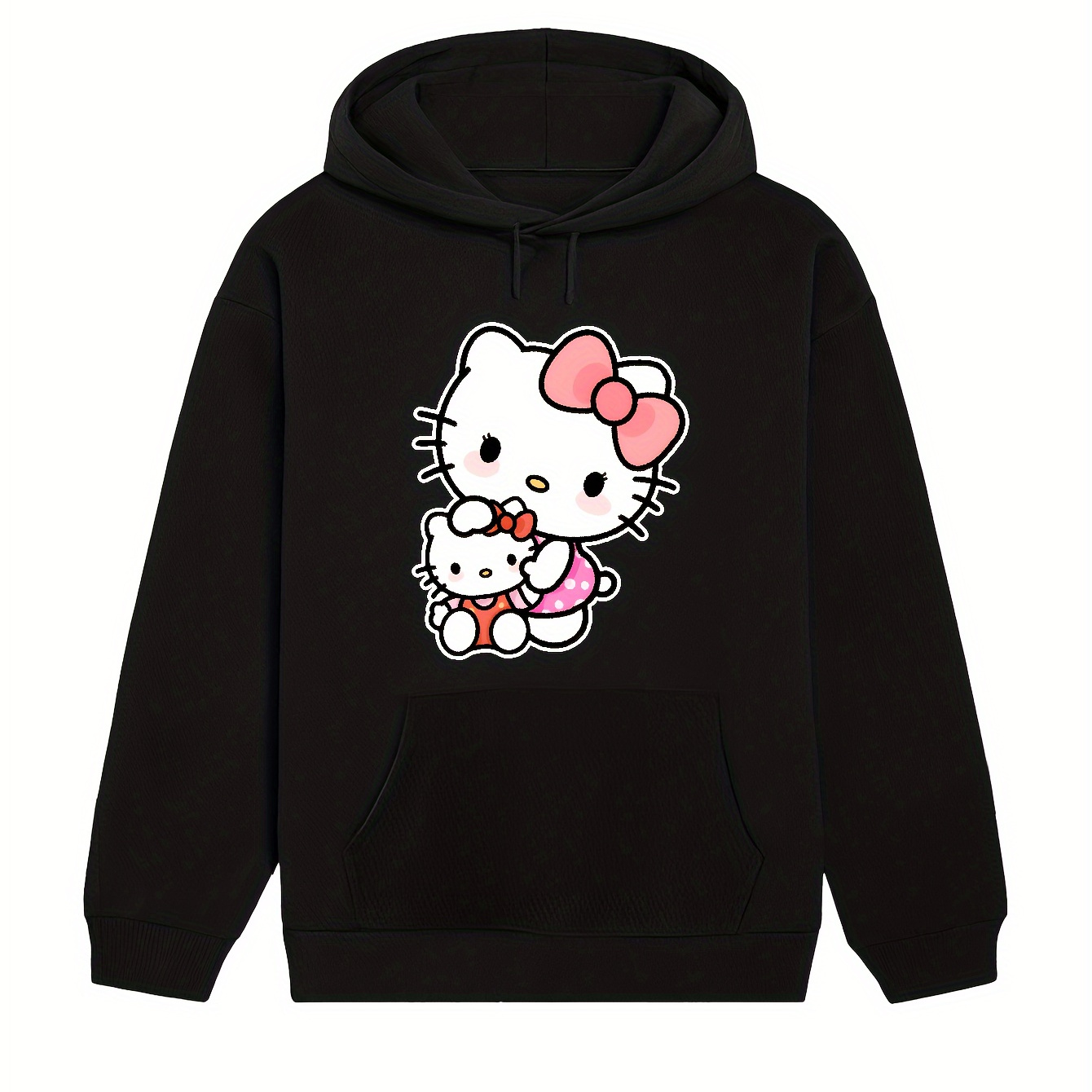 

[ Licensed ] Cute Hellokitty Pattern, Stylish And Comfortable Regular Hoodie With Hood