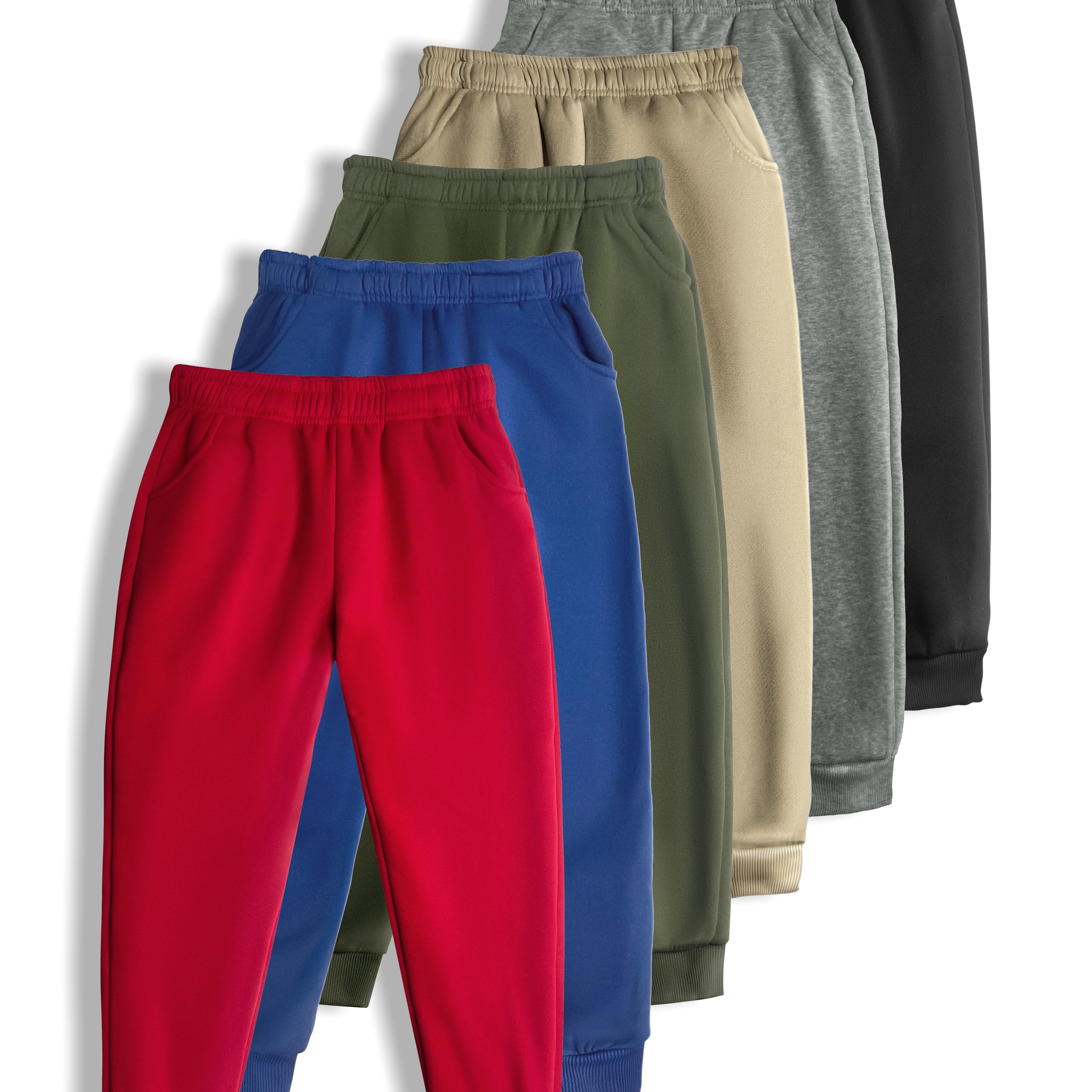 

Boys' 6pcs - Waist, Fit Sweatpants For Fall/, Washable, For