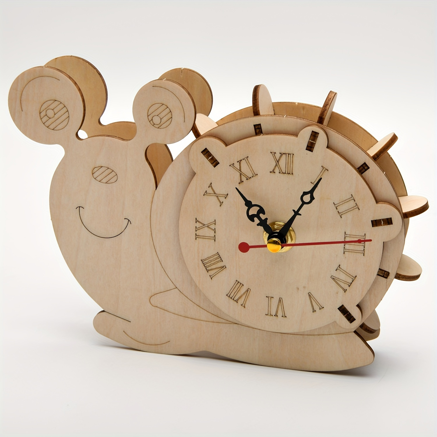 Horloge d'escargot pour enfants DIY Puzzle en bois 3D Kits de modèles  d'assemblage Jouets Ornements de bureau Cadeaux d'anniversaire pour fille  Fils Garçons Filles 6 ans et plus - Temu Belgium