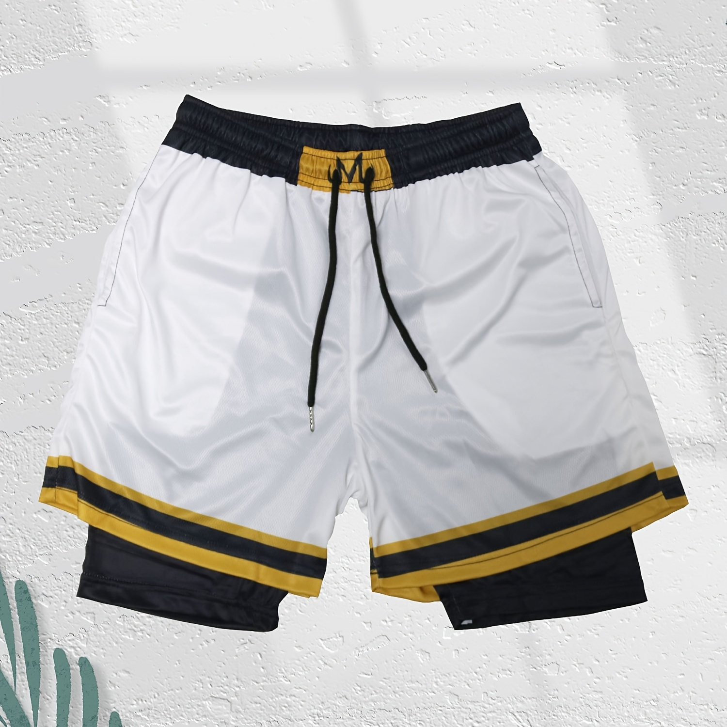 

“m” 3d Printed Men's Sports Shorts Casual Sports Shorts For Summer