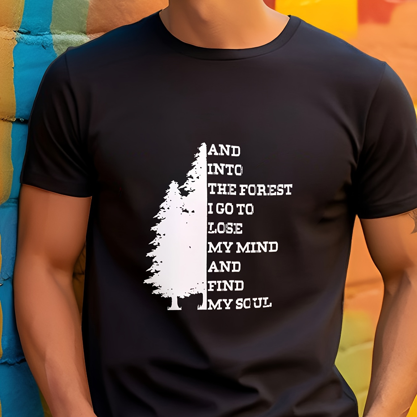 

Casual Fashion T-shirt For Men Graphic Print Short Sleeve Tees Tops, Men's Clothing
