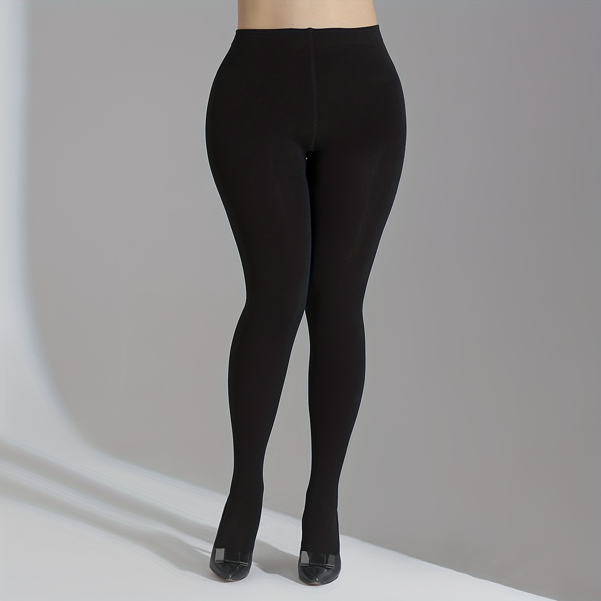 Plus Size Sexy Pantyhose 0xl 2xl Women's Plus Shiny - Temu Canada
