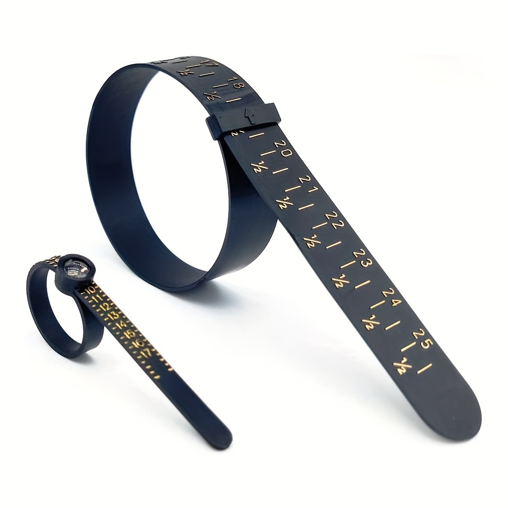 100pcs/pack Reusable Finger Size Gauge Measure Ring Sizer Plastic US Ring  Measurement Tool Jewelry Ring Sizing Kit Finger Measurer For Men And Women