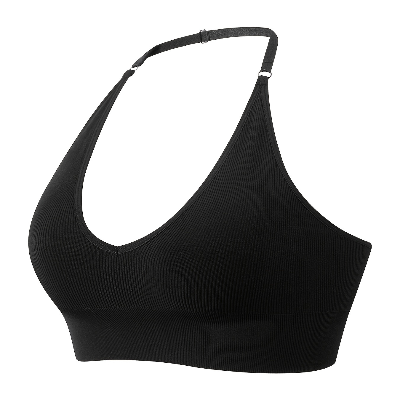 

Seamless Halter Wireless Bra, Comfy & Breathable Intimates Bra, Women's Lingerie & Underwear