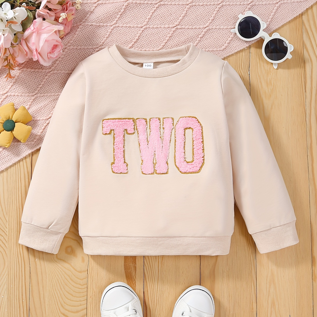 

Girls 2nd Birthday 2 Embroidered Pullover Sweatshirt, Gift Ideas