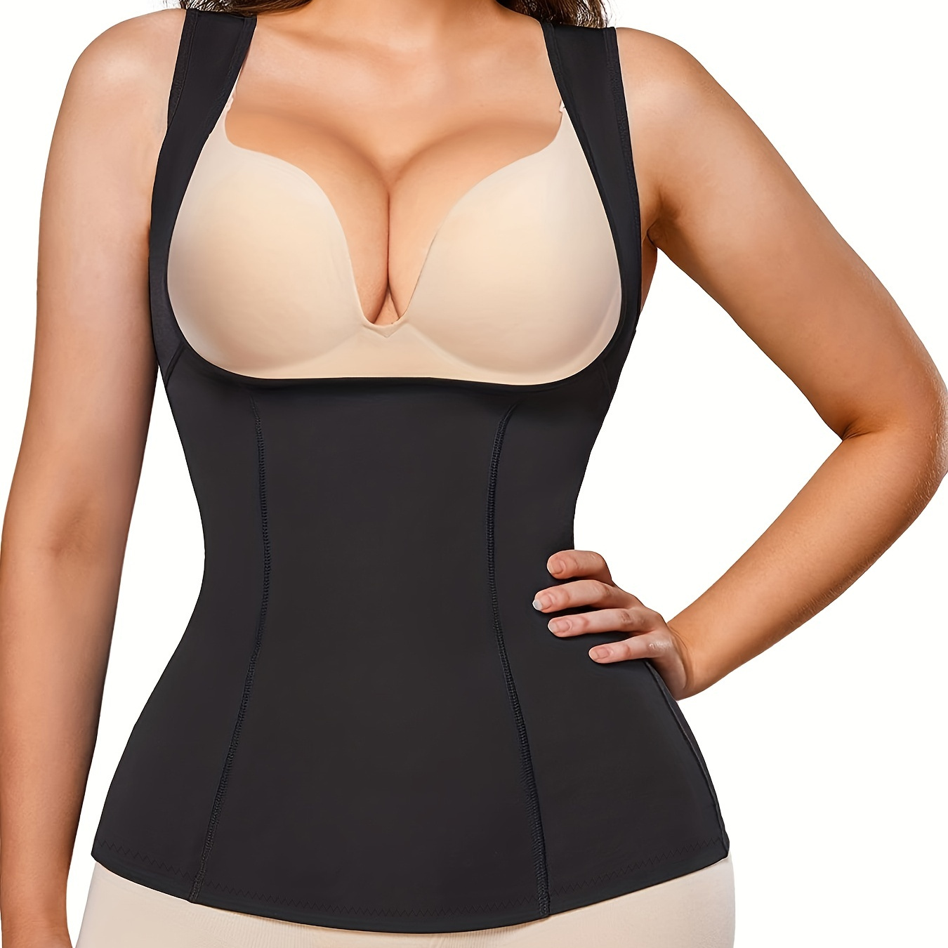 Scarboro Seamless Shaping Vest Comfy Tummy Control - Temu