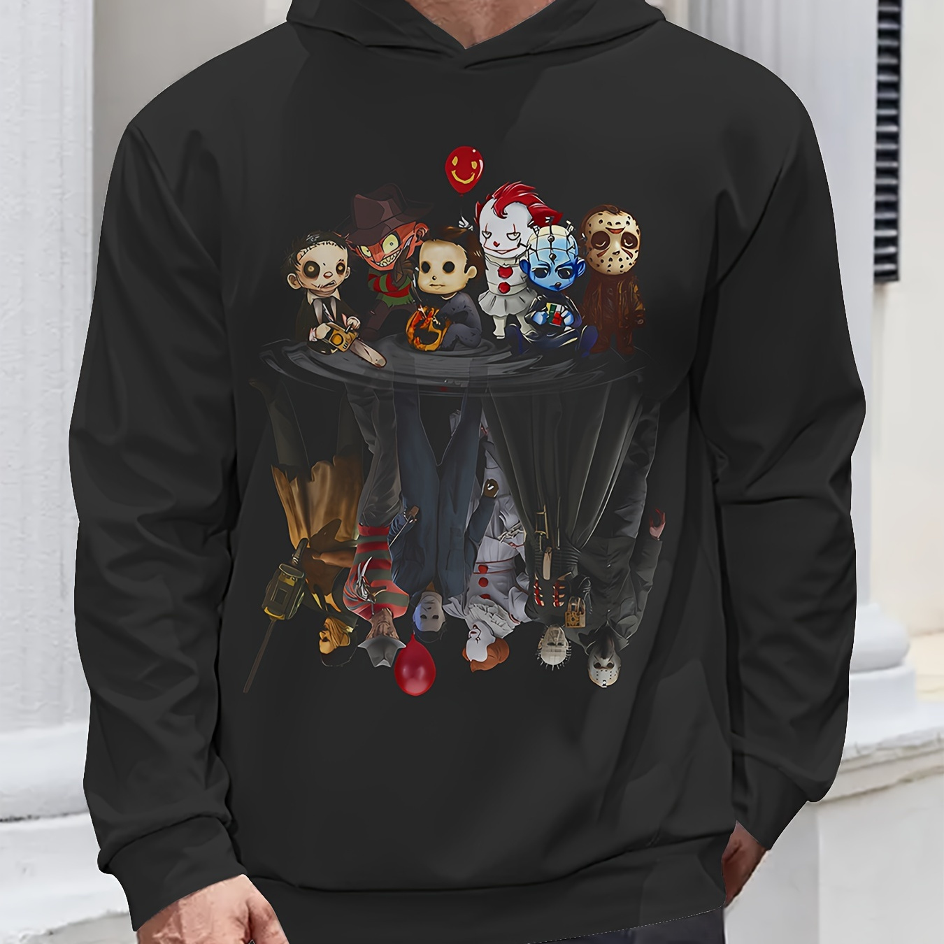 

Movie Printed Hooded Sweatshirt - Polyester , Hooded , /fall , For Adult And Teen