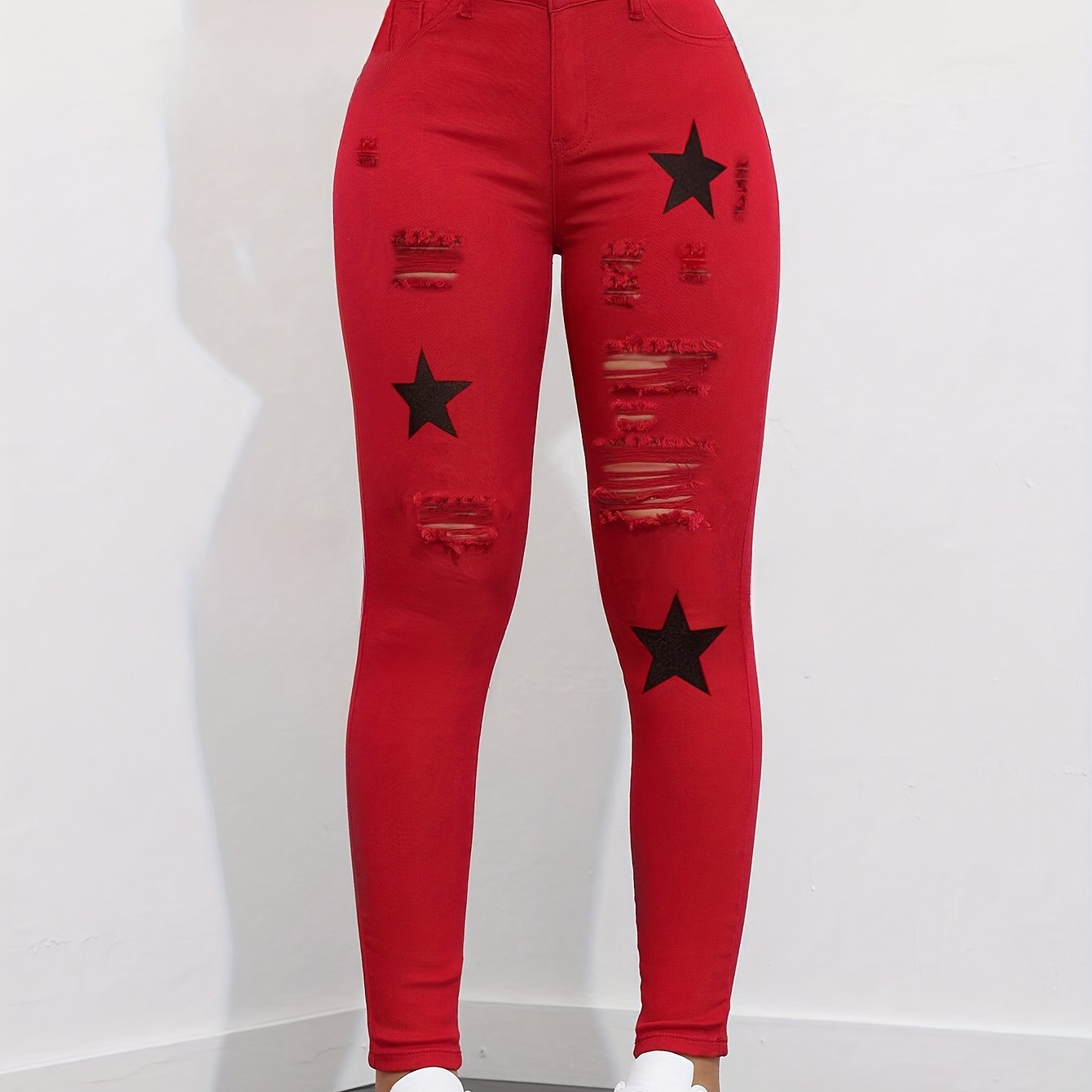 

-waisted , , Fit, Washable, And Red Colorway