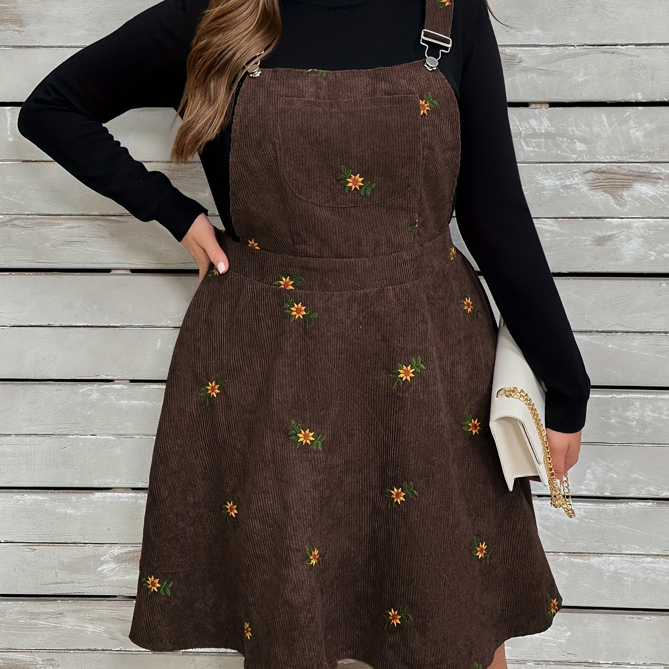

brodée de fleurs , décontractée mignonne, vêtements