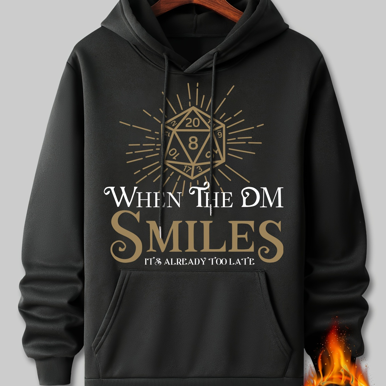 

Hoodies For Men Dm Dnd D, Graphic Sweatshirt , Hooded , Mens Clothing For Fall , As , Halloween, Christmas ,