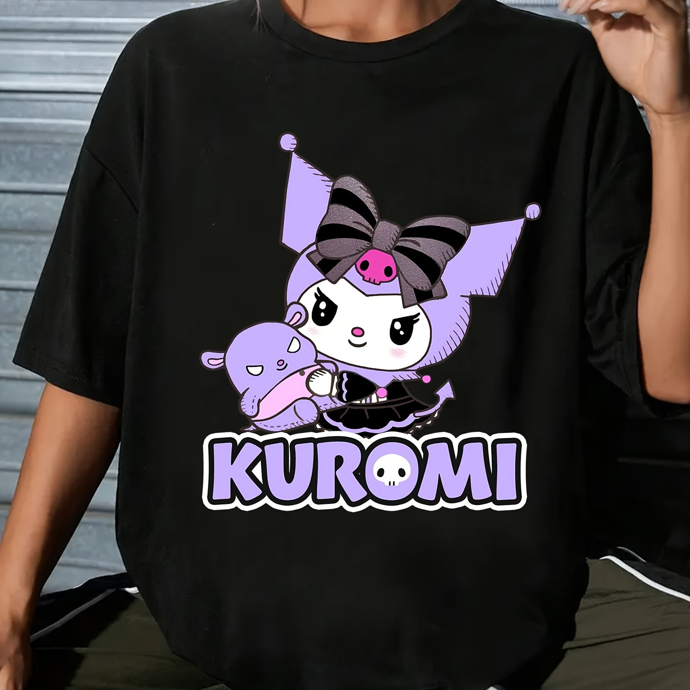 

Sanrio Kuromi T- Cinnamoroll My Halloween Shirts Pumpkins Spiders T- For Men Women Christmas For 220g Q5-12