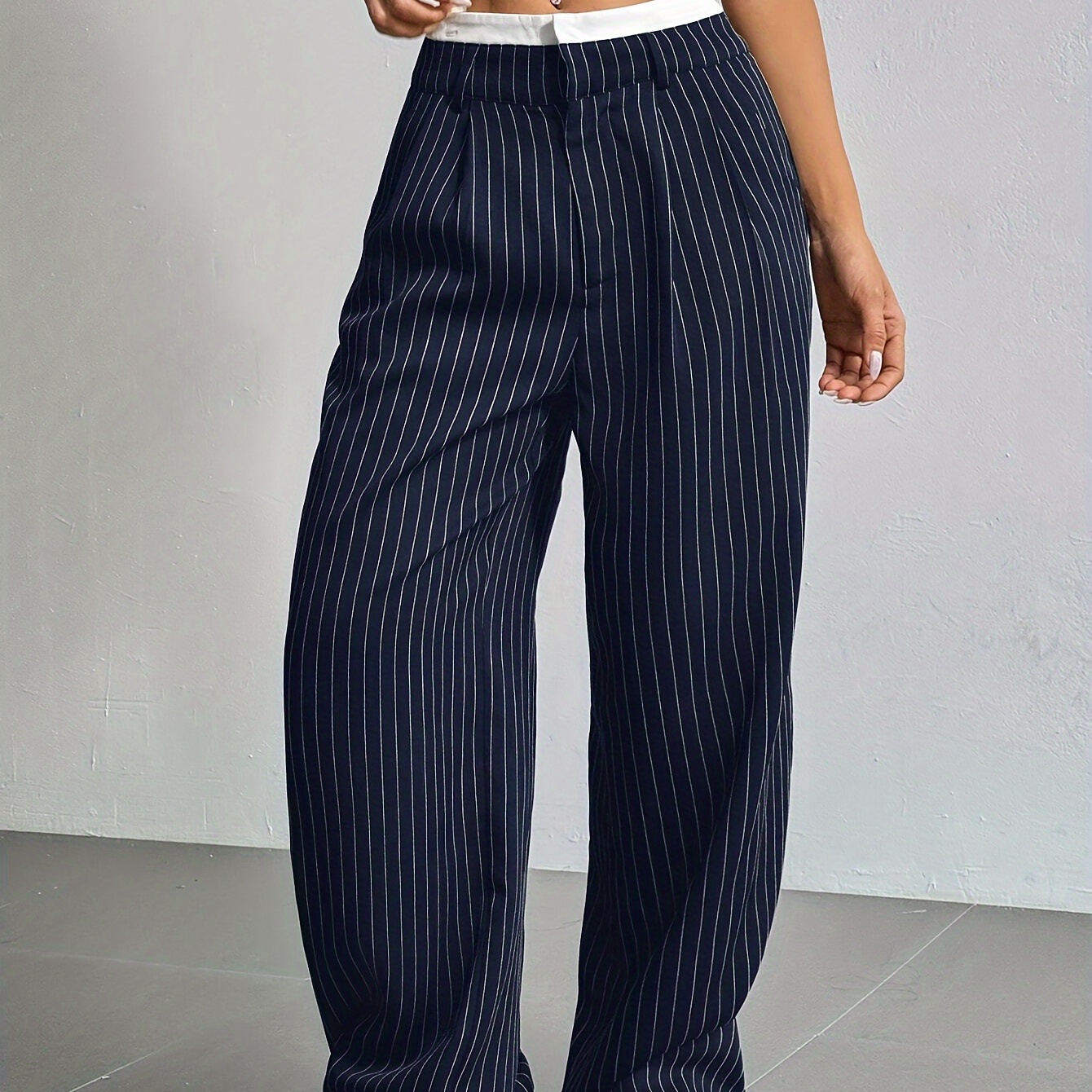 

Striped Leg Pants, Waist Pants For & Summer, Women's Clothing