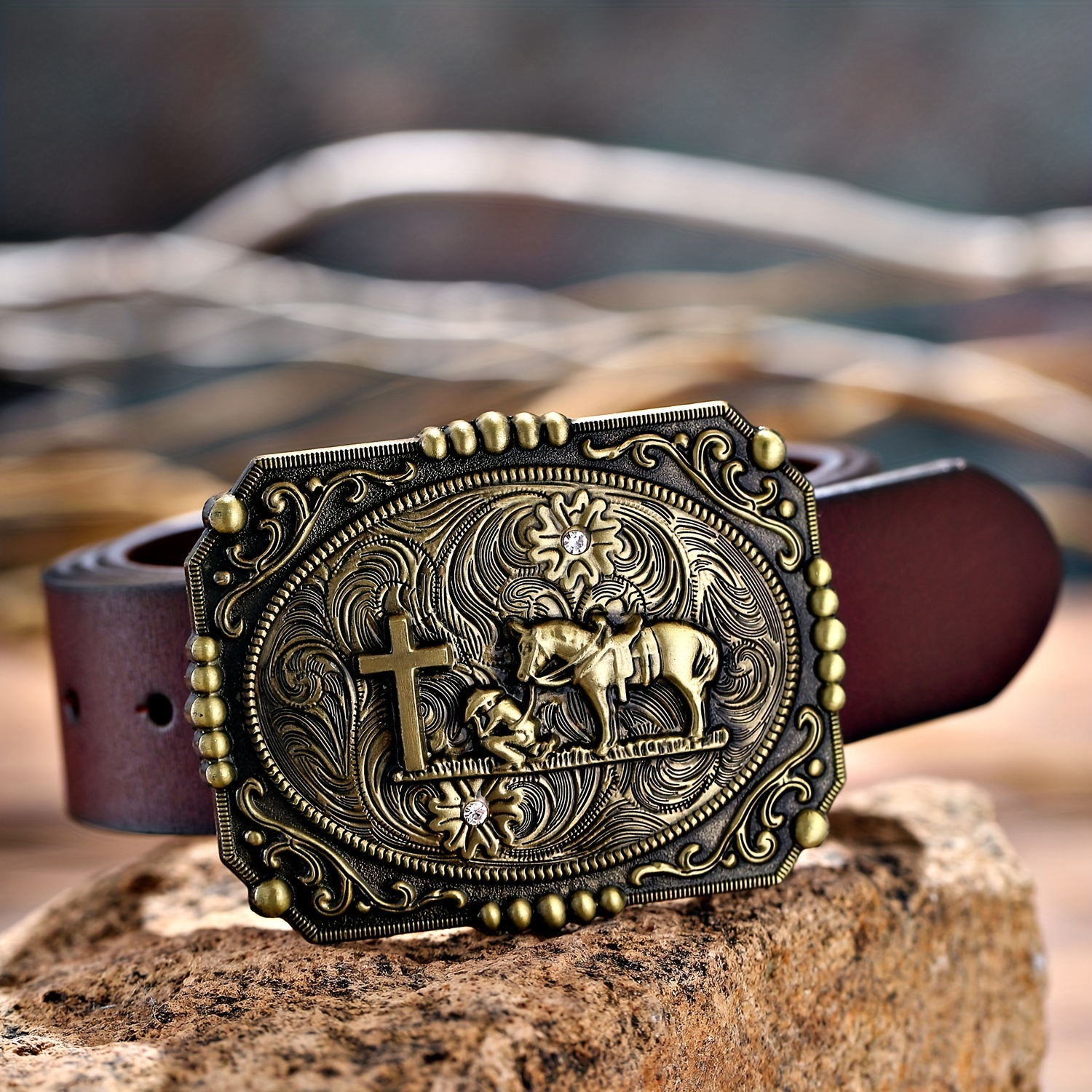 Stylish Western Cowboy Belt Buckle Bull Head Design Perfect - Temu