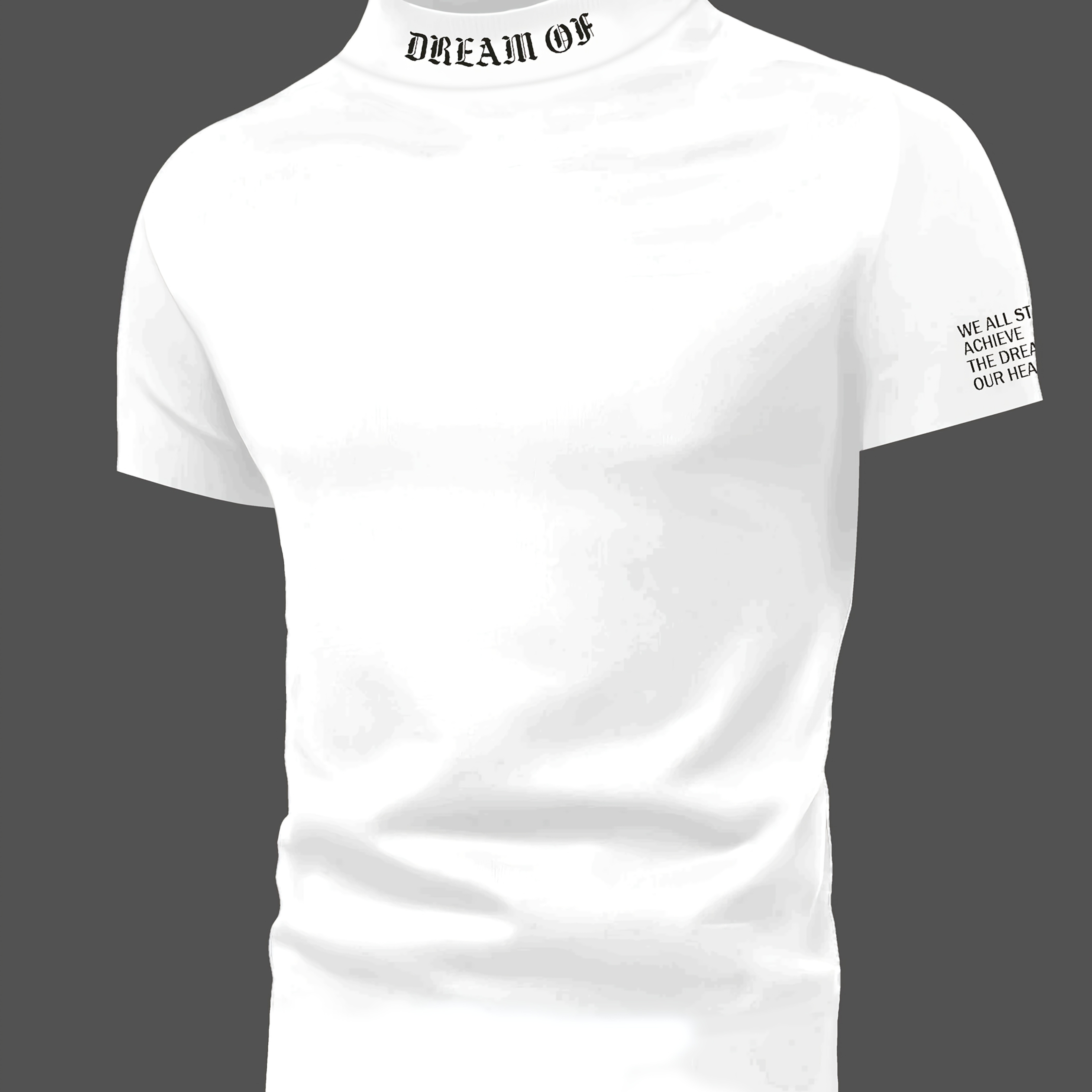 

T-Shirt Décontracté pour Homme à Col Rond, Tissu en 100% Polyester, Haut Imprimé à Manches Courtes pour le d'Été - Coupe Régulière