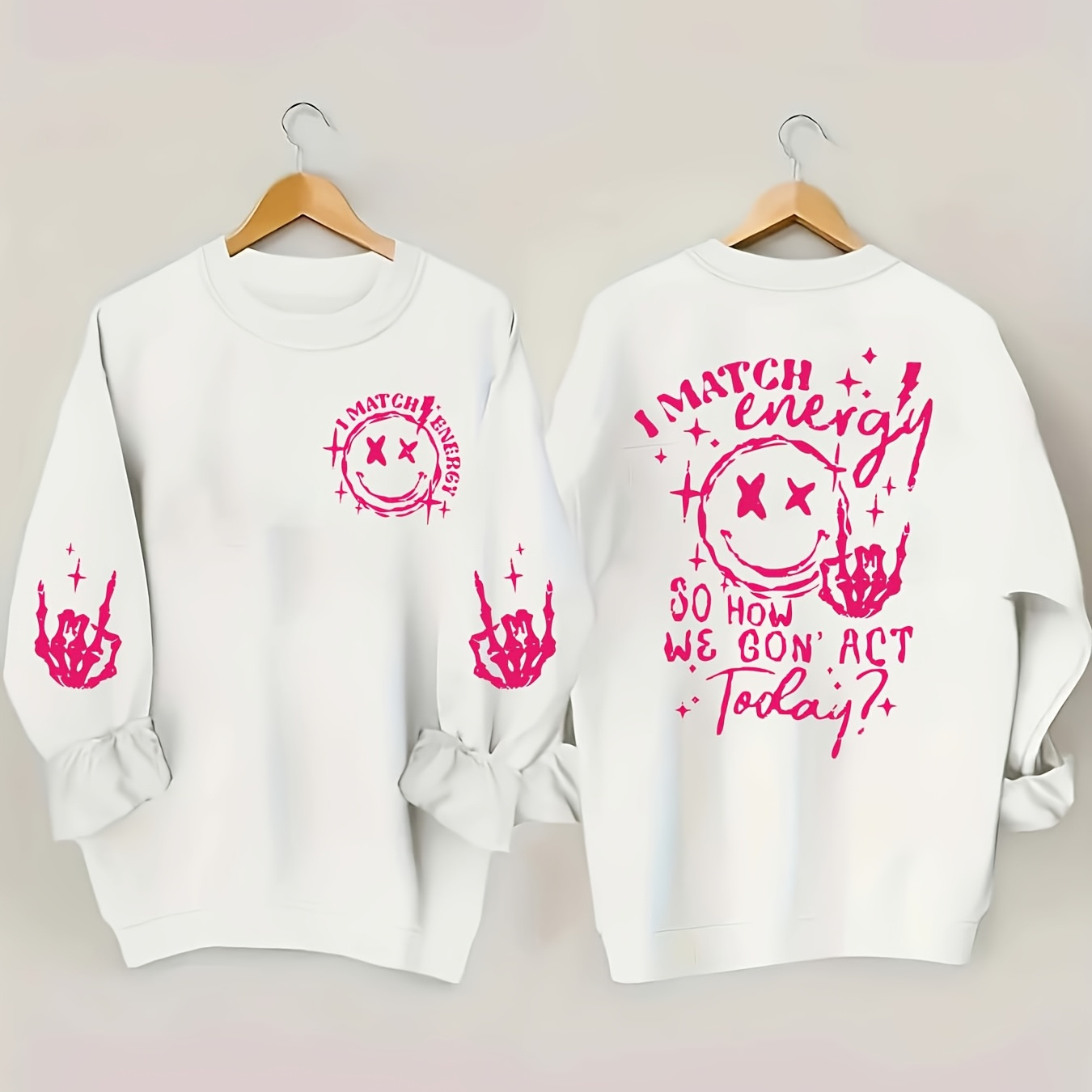 

Plus Size Cartoon Graphic Neck Pullover Sweatshirt, Casual Polyester Slight Stretch Knit Fabric For Fall & Winter, Women's Plus Size Clothing