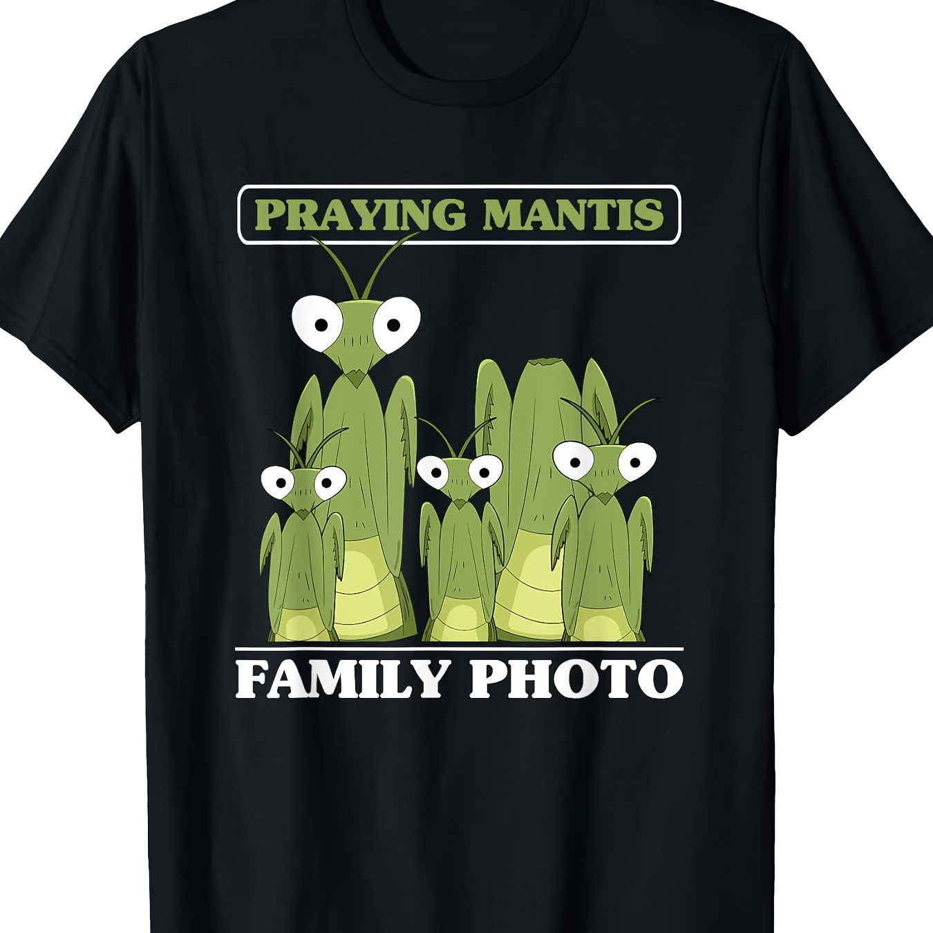 

Family Photo Funny Insect T-shirt-100% Cotton-220g