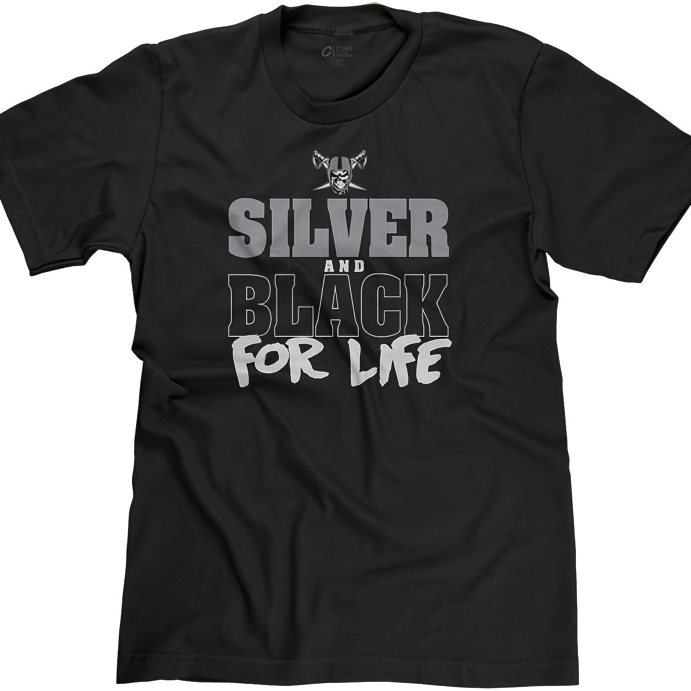 

Silver And Black For Life Fan Men's T-shirt Black