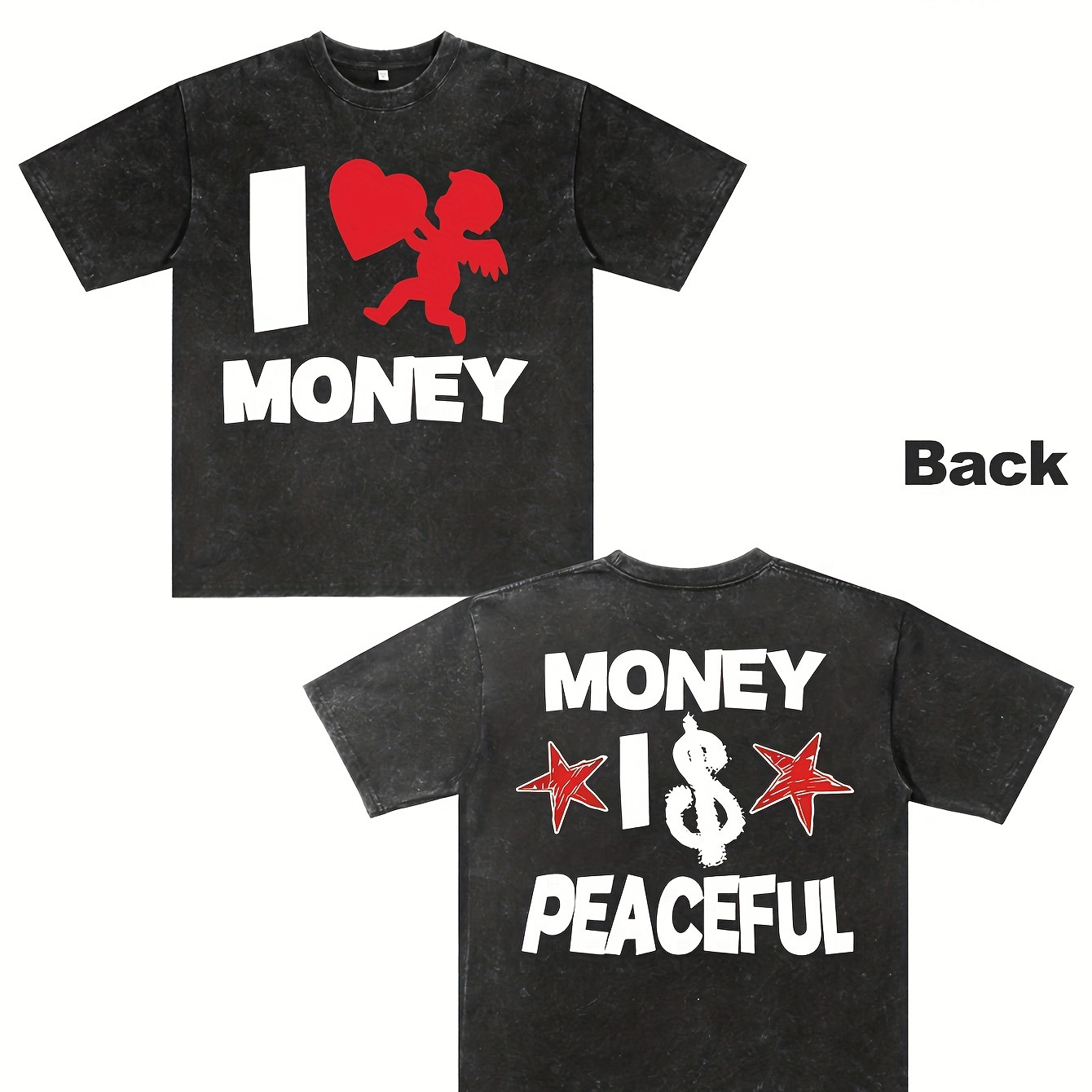 

Money Is Print Tee Shirt, Tees For Men Asual Short Sleeve T-shirt For Summer