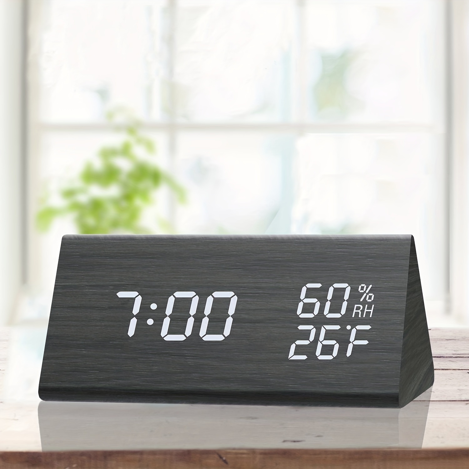 Digital Clock With Temperature Humidity Temu