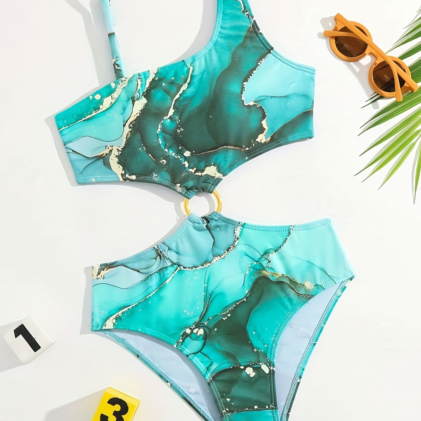 

Girls' Cami Swimsuit Kids Clothes For Summer Beach Gift Bathing Suit